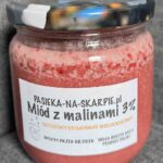 Miód leśny kremowany z malinami 3 %