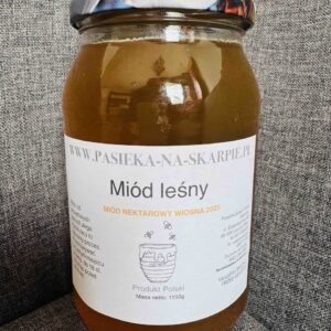 Miód leśny 0,9l : 1,25kg z 2025 roku