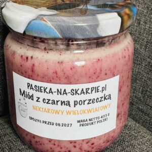 Miód leśny kremowany z czarną porzeczką 2025