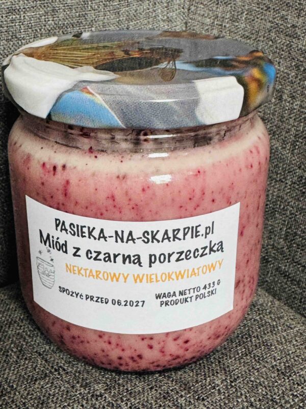 Miód leśny kremowany z czarną porzeczką 2025