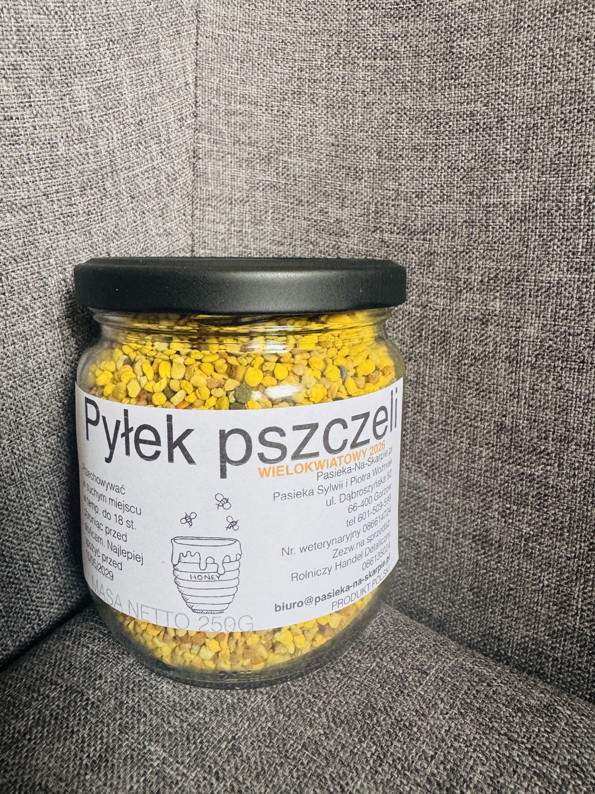 Pyłek pszczeli z naszej pasieki