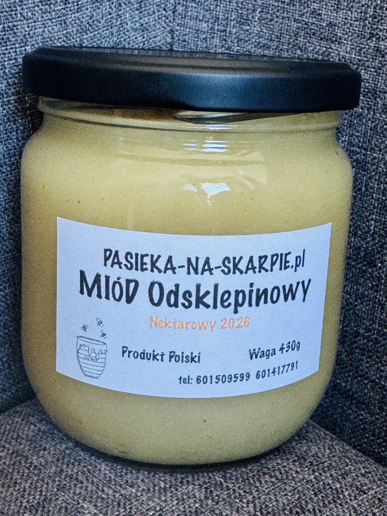 miód z odsklepin miodowych z pasieka na skarpie
