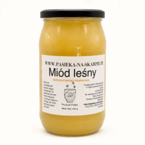 Miód leśny 1020 g – naturalny miód z terenów leśnych – Pasieka Na Skarpie