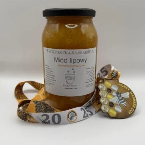 Miód lipowy 1150 g z medalem Honey Madness Cup 2025