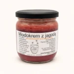 Miodokrem z jagodą 430 g – Pasieka Na Skarpie