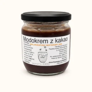 Miodokrem z kakao 430 g – Pasieka Na Skarpie