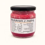 Miodokrem z maliną 430 g – Pasieka Na Skarpie