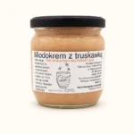 Miodokrem z truskawką 430 g – Pasieka Na Skarpie