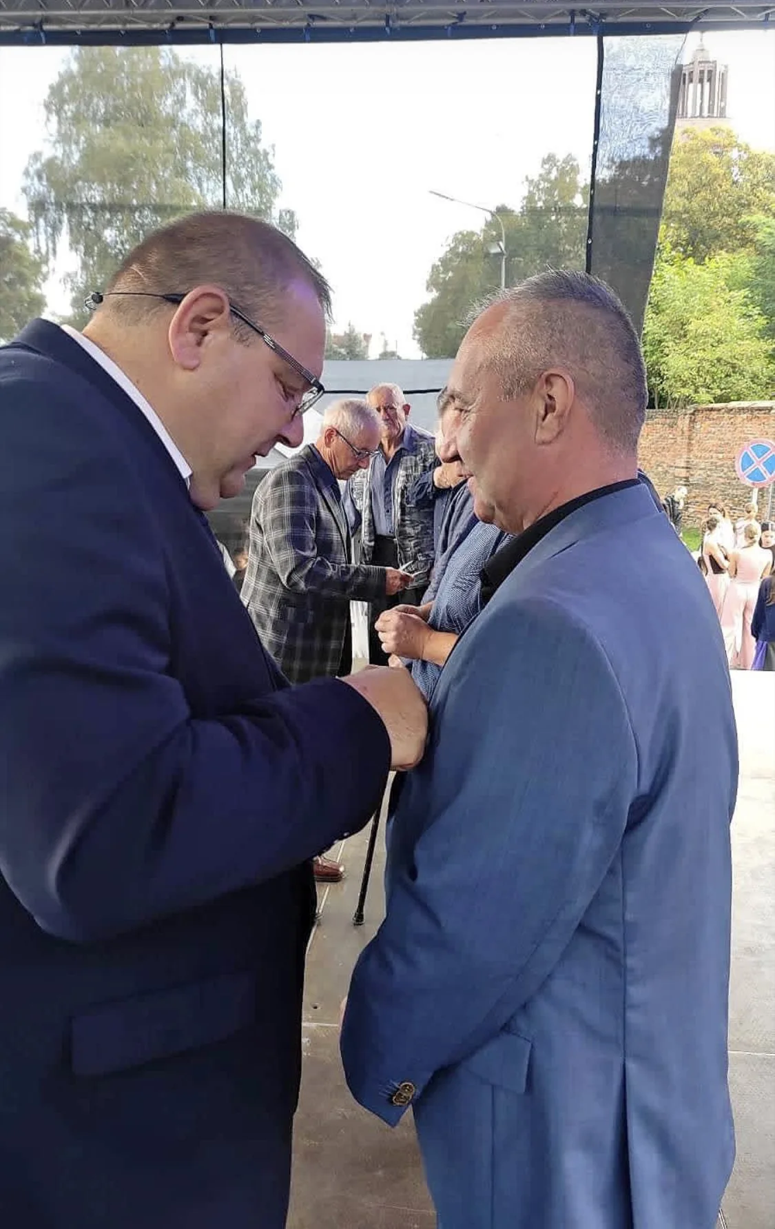 Piotr Woźniak z Medalem im. prof. dr. hab. Stanisława Kirkora podczas 80-lecia Koła Pszczelarzy w Gorzowie Wielkopolskim